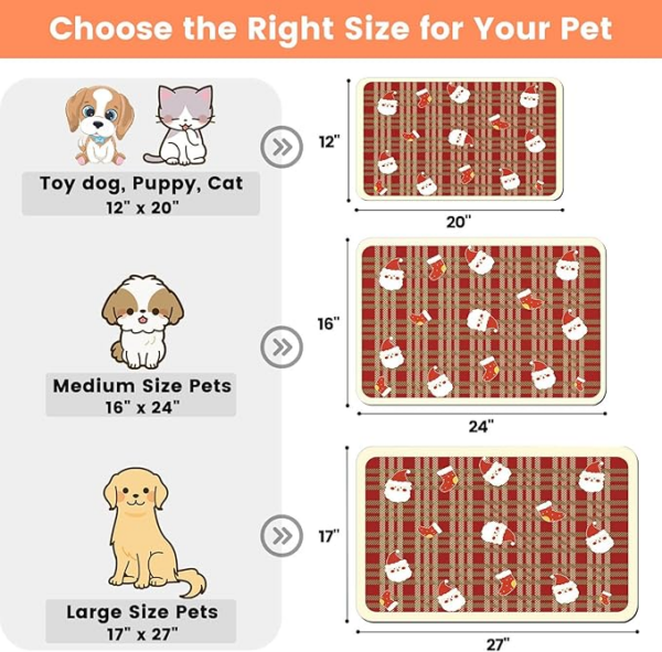 absorbent pet feeding mat