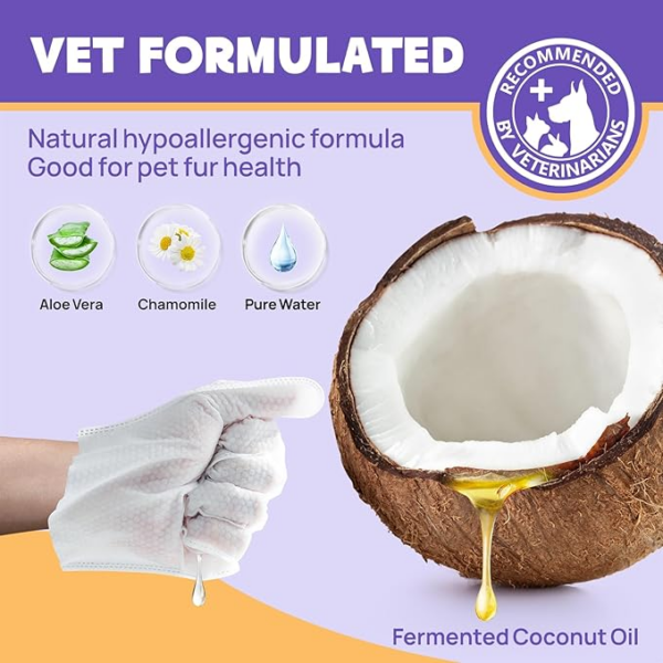 hypoallergenic pet grooming wipes