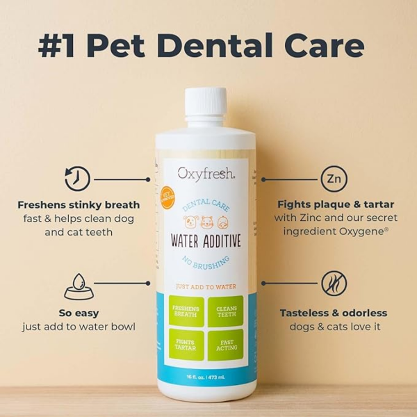 pet dental water additive